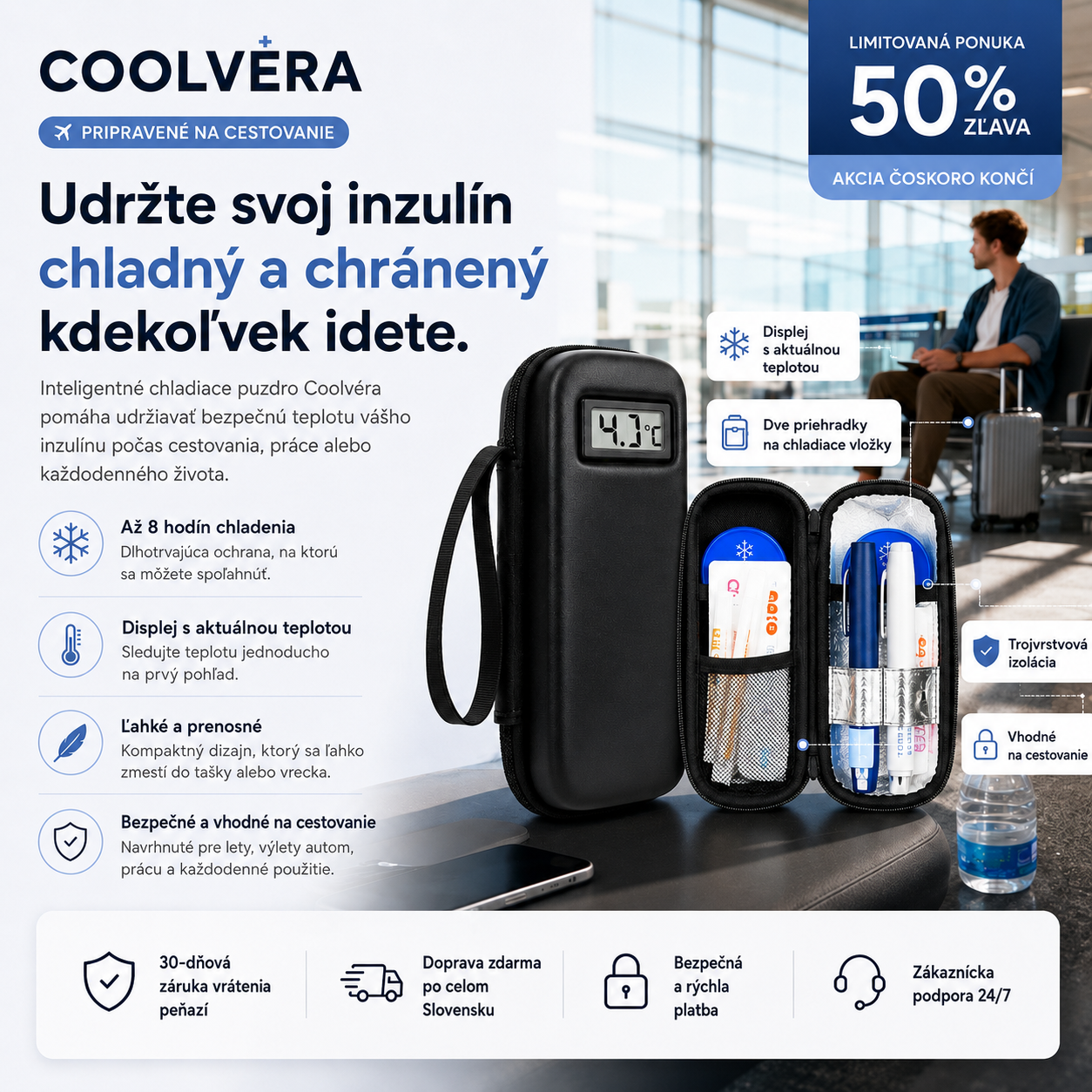 Inteligentný chladič inzulínu Coolvera